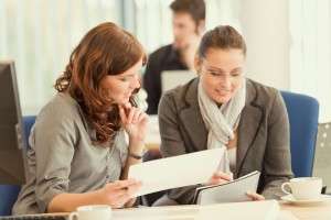 Business meeting - group of people in office